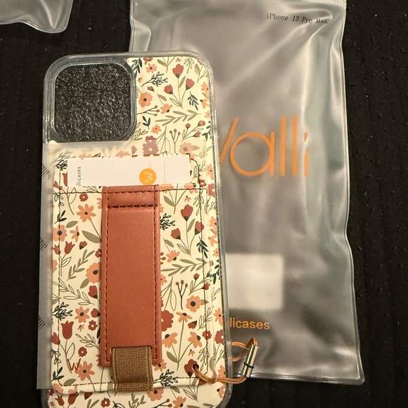 Walli iPhone 13 Pro Max Case Trio - Brown, Cream, Green - Picture 3 of 8